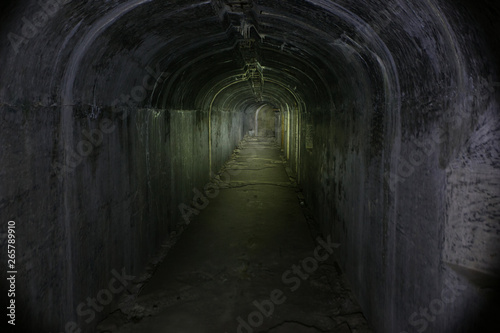 Underground passages of the Vladivostok fortress. Underground tunnel of Russian forts in Vladivostok