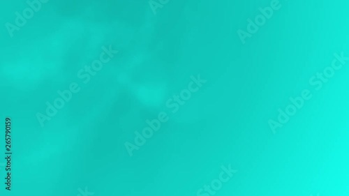 Smooth, clean and abstract, Looped gradient background 4k Video for Underwater, Ocean, Sky, Clouds, Hypnotising, Organic and Fairy Tale Concepts - Blue Turquoise