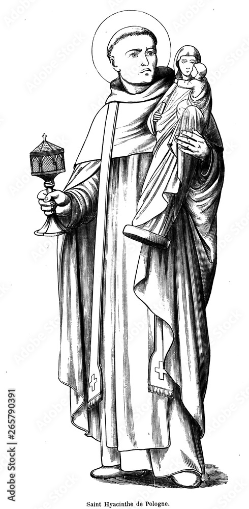 Fototapeta premium Christian illustration. Old image