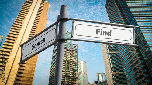 Street Sign Find versus Search