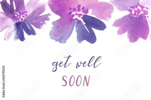 Foto Get-well card template
