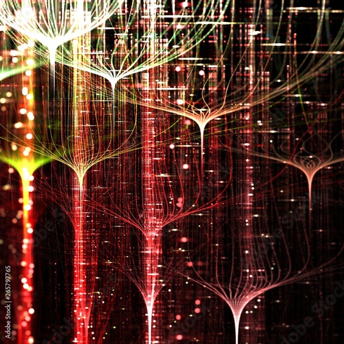 Neural network with depth of field