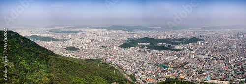 Nice Panorama view on down the city of daegu