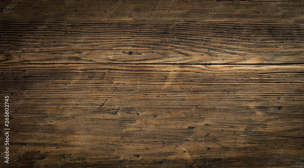 Fototapeta premium Table background of free space . Flat photo of wood 