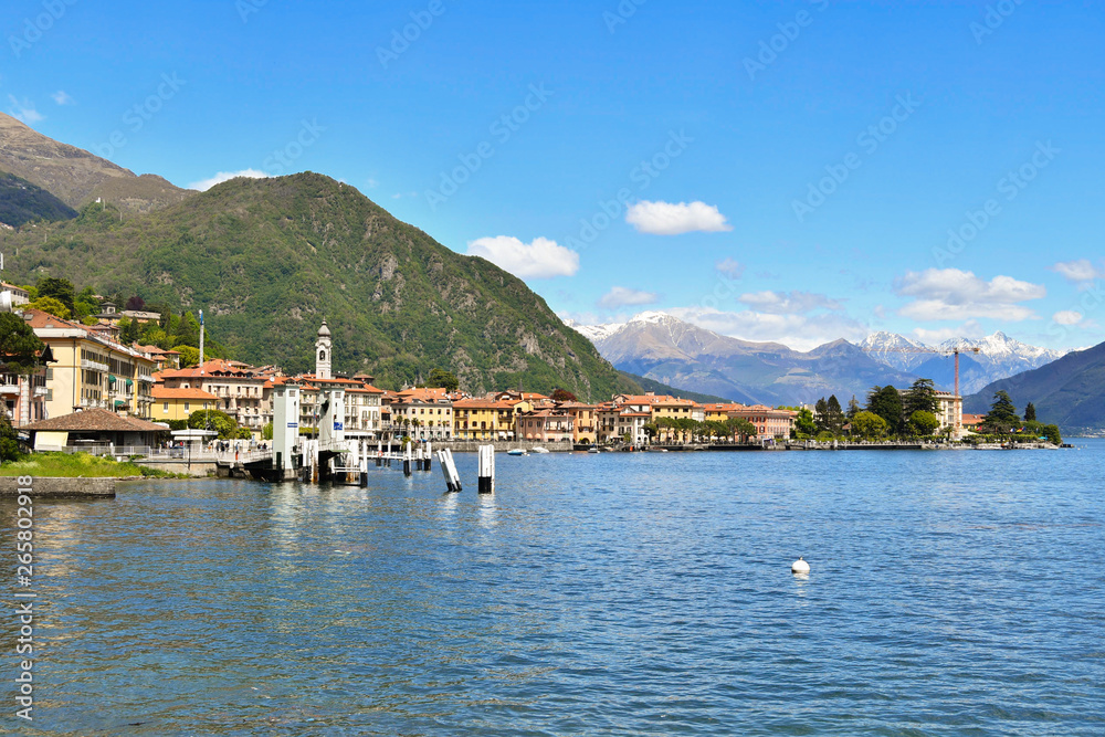 Overview on Menaggio a little village on the lake of Como