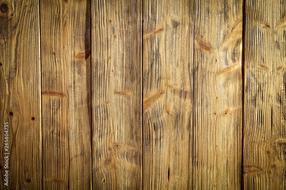 Fototapeta premium Table background of free space . Flat photo of wood 
