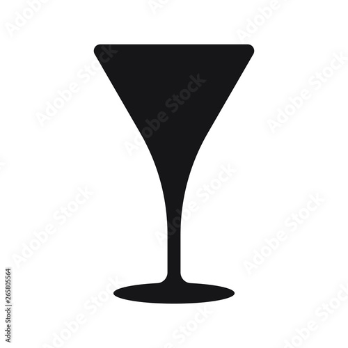 Cocktail vector icon, drink icon