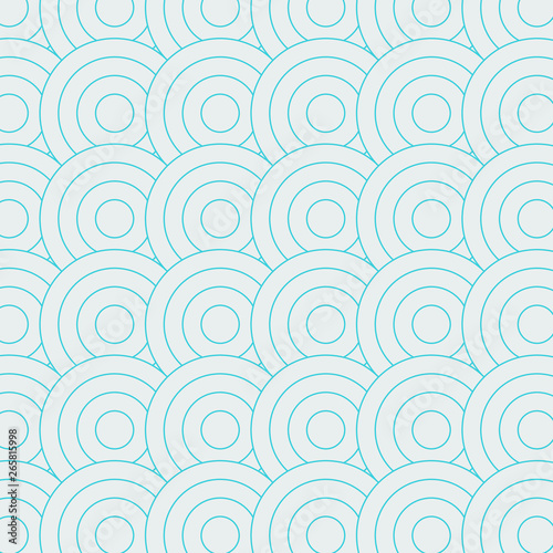 It ia a very Nice Patten Design Rounded overlaping