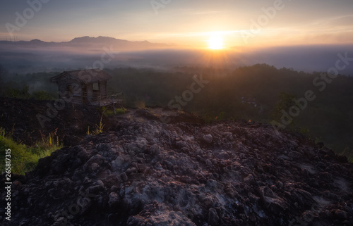 Beautiful Sunrise from Gunung Ireng