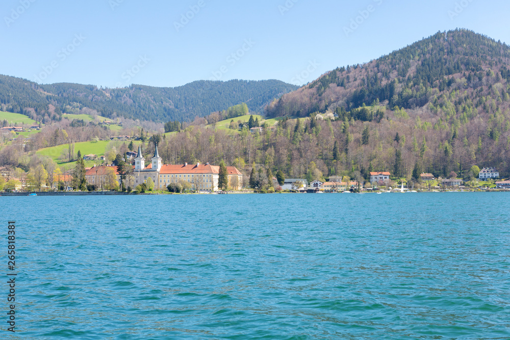 Tegernsee town from the lake