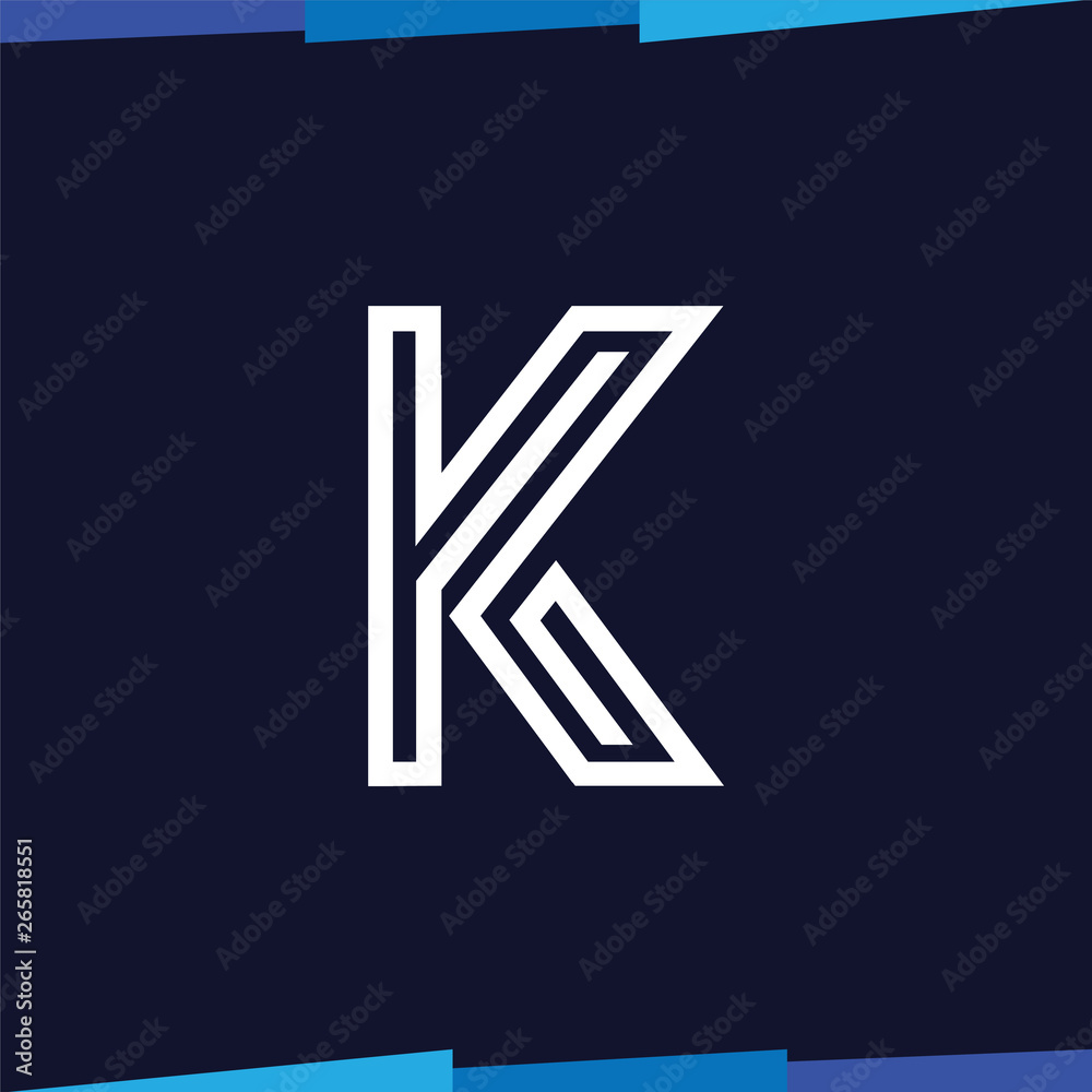 Letter Line logo vector template Letter Line logo vector template