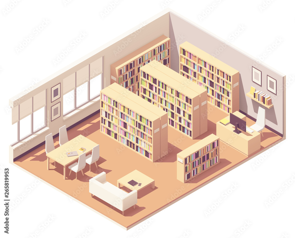Vector isometric university library