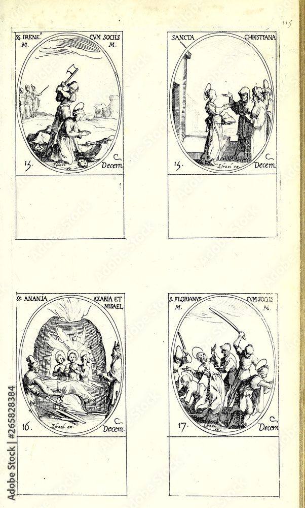 Fototapeta premium Christian illustration. Old image