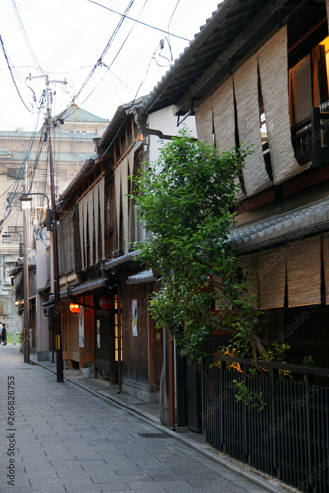 京都祇園の街並み