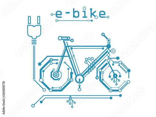 e-bike with battery charging