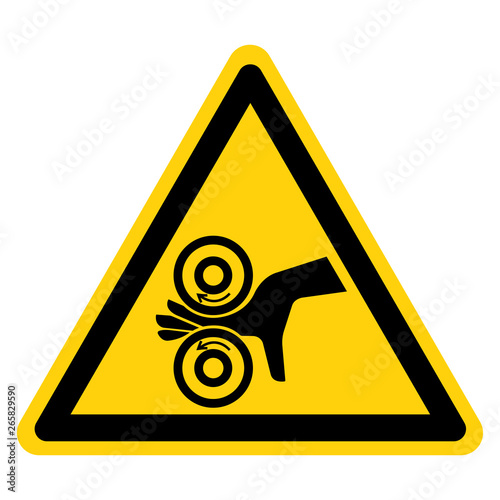 Hand Entangle Left Symbol Sign, Vector Illustration, Isolate On White Background Label .EPS10