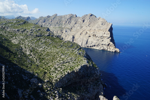 Spain, Formentor,  Mallorca. beauty, nature, summer, sea, mountains, cape, admiration, view, landscape