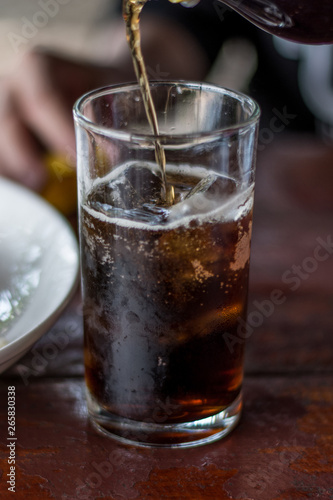 glass of cola