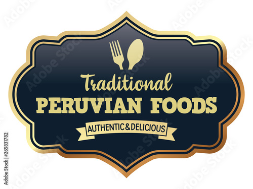 Peruvian Foods Label