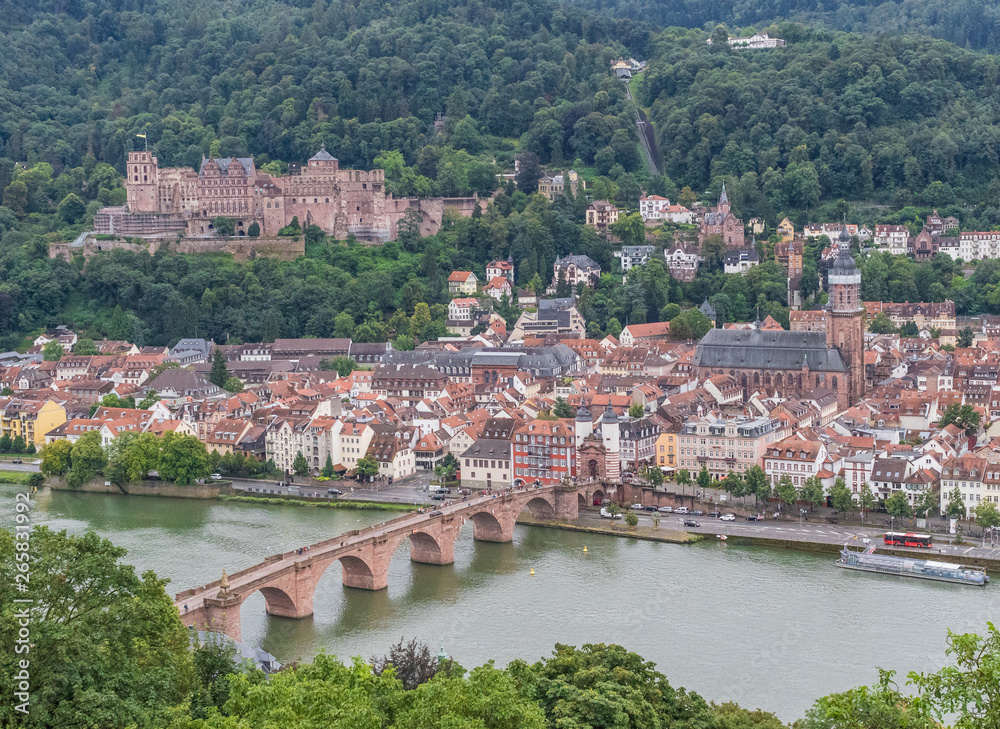 Heidelberg, Germany - a university town and popular tourist destination, Heidelberg is a wonderful town which displays a baroque style Old Town and a romantic cityscape