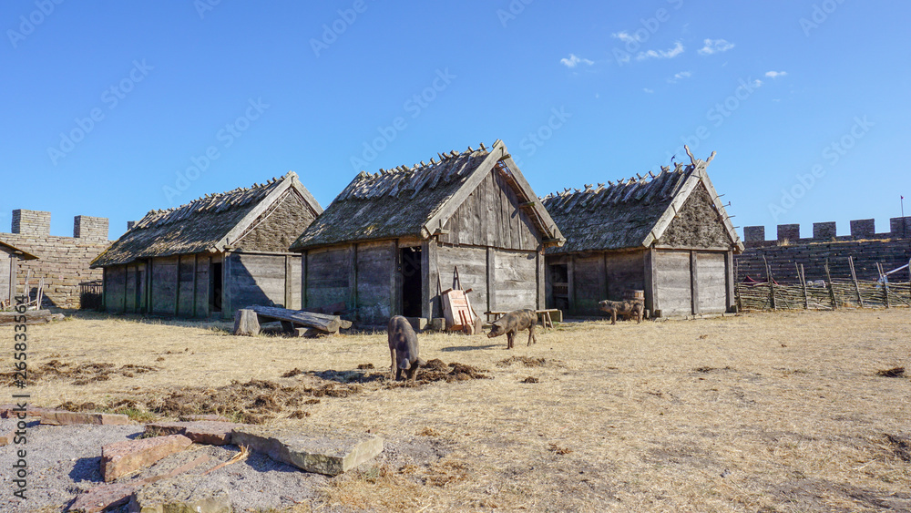 Eketorp Burg auf der Insel Öland in Schweden Eketorp Burg auf der Insel Öland in Schweden