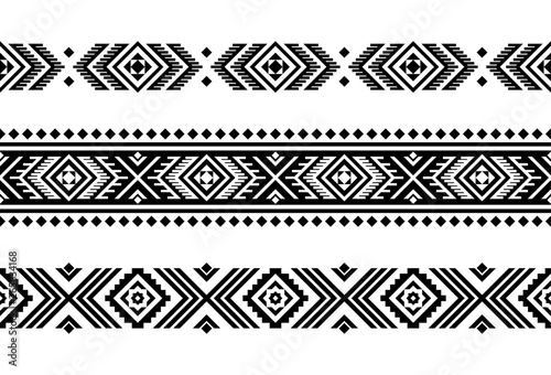 Aztec style vector ornament.