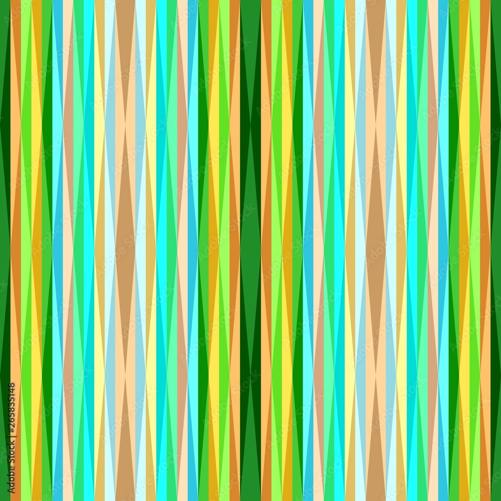 Obraz premium seamless graphic with medium sea green, burly wood and forest green colors. repeatable texture for fashion garment, wrapping paper, wallpaper or creative design