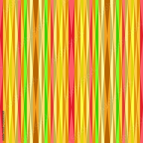 seamless illustration with golden rod, crimson and neon green colors. repeatable pattern for fashion garment, wrapping paper, wallpaper or creative design