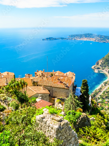 On the top of the Eze village. Provence, France