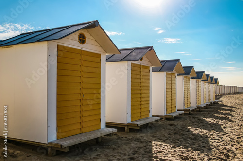 Badehäuser am Strand