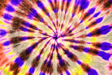Abstract blurred colorful tie dye pattern background