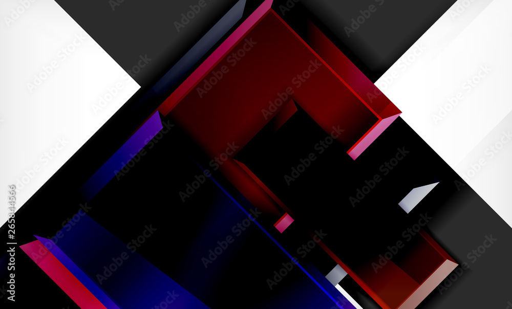 Colorful square and rectangle blocks background