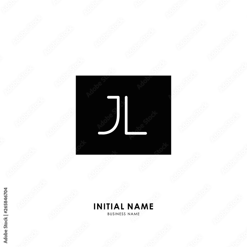 J L JL Initial logo letter with minimalist concept. Vector with scandinavian style logo. J L JL Initial logo letter with minimalist concept. Vector with scandinavian style logo.