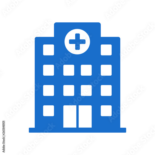 Hospital building icon photo