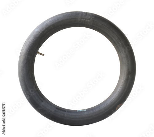 Photos Tire inner tube isolated on white background