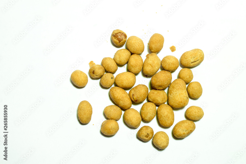 pile of beans isolated on white background pile of beans isolated on white background