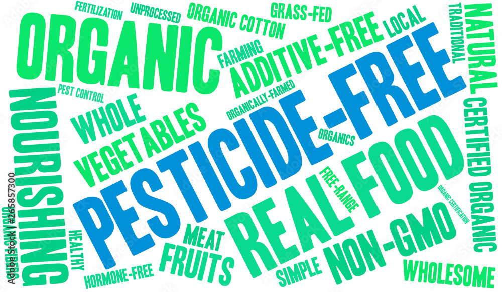 Pesticide Free Word Cloud on a white background. Pesticide Free Word Cloud on a white background.