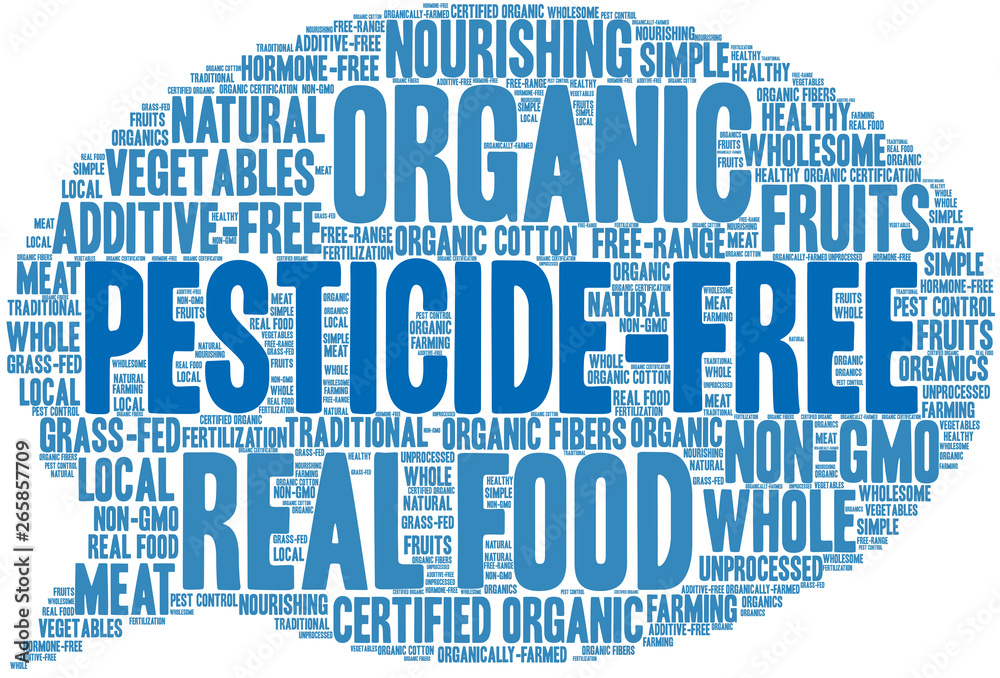 Pesticide Free Word Cloud on a white background. Pesticide Free Word Cloud on a white background.