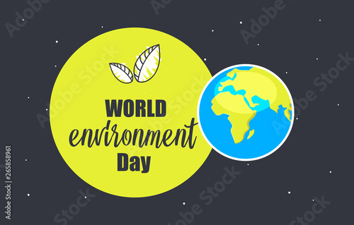 Creative Poster Or Banner Of World Environment Day.