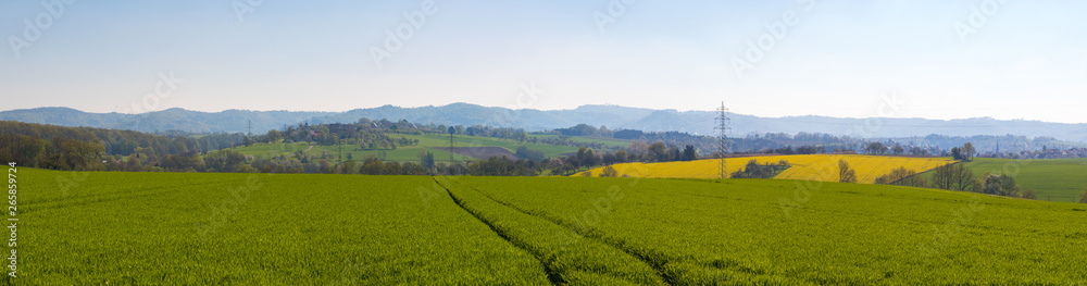 Panorama Backnang Berge Brüden, Desselhof Panorama Backnang Berge Brüden, Desselhof