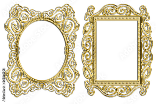 vintage gold frame