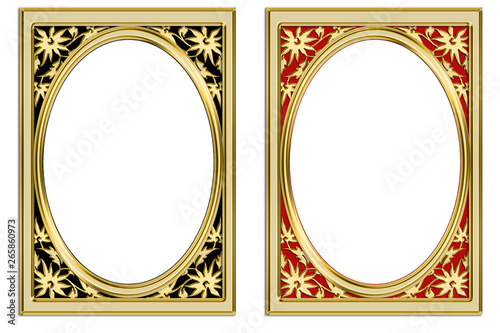 vintage gold frame