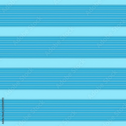 background repeat graphic with baby blue, dodger blue and pale turquoise colors. multiple repeating horizontal lines pattern. for fashion garment, wrapping paper or creative web design