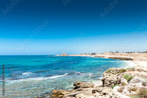 Israel, Caesarea, seashore © michael_jacobs