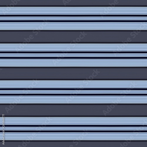 background repeat graphic with pastel blue, dark gray and black colors. multiple repeating horizontal lines pattern. for fashion garment, wrapping paper or creative web design
