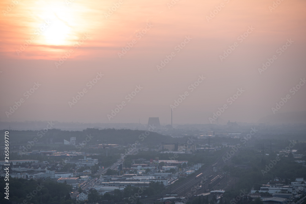 Sonnenuntergang über Koblenz