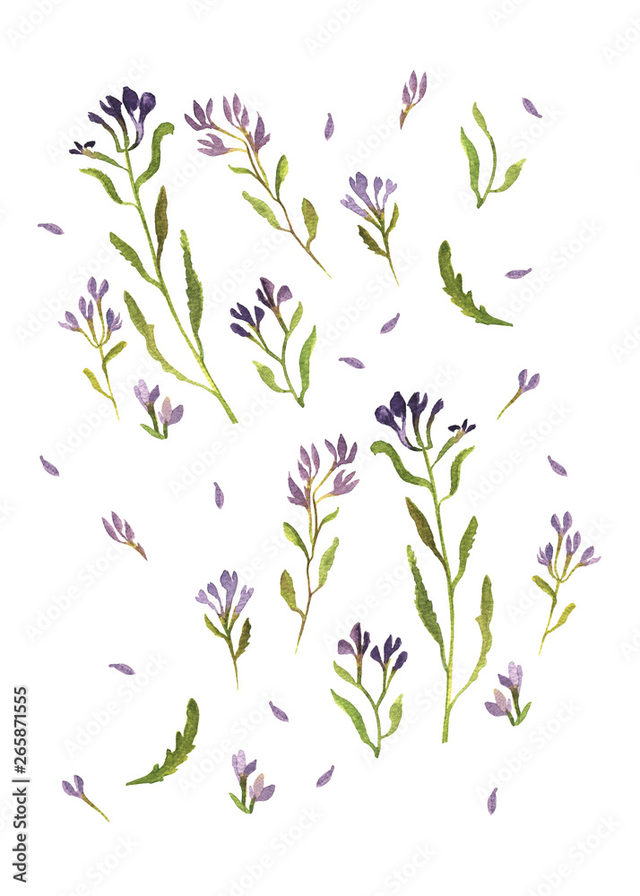 Element floral pattern on white background Element floral pattern on white background