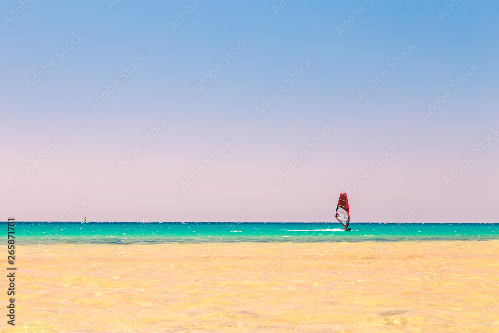 The beach of Chia su Giudeu, Sardinia The beach of Chia su Giudeu, Sardinia