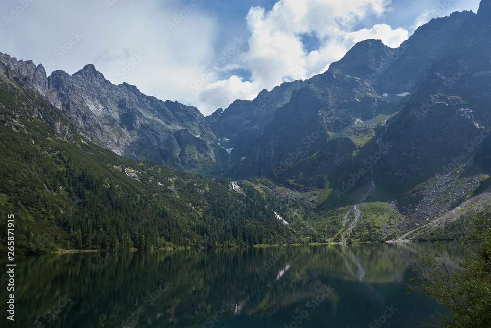 Eye of the sea - the largest and fourth-deepest lake in the Tatra Mountains, Zakopane, Poland