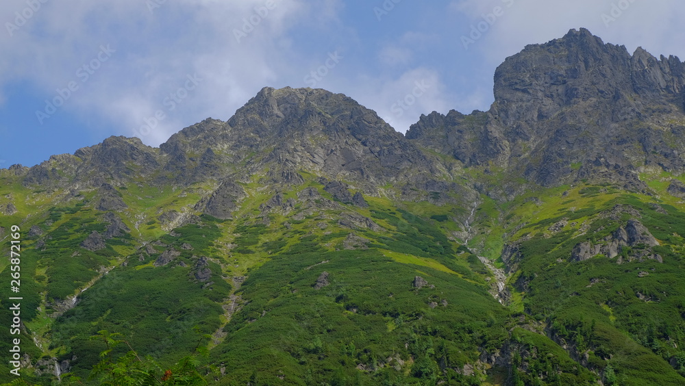 Naklejka premium Eye of the sea - the largest and fourth-deepest lake in the Tatra Mountains, Zakopane, Poland